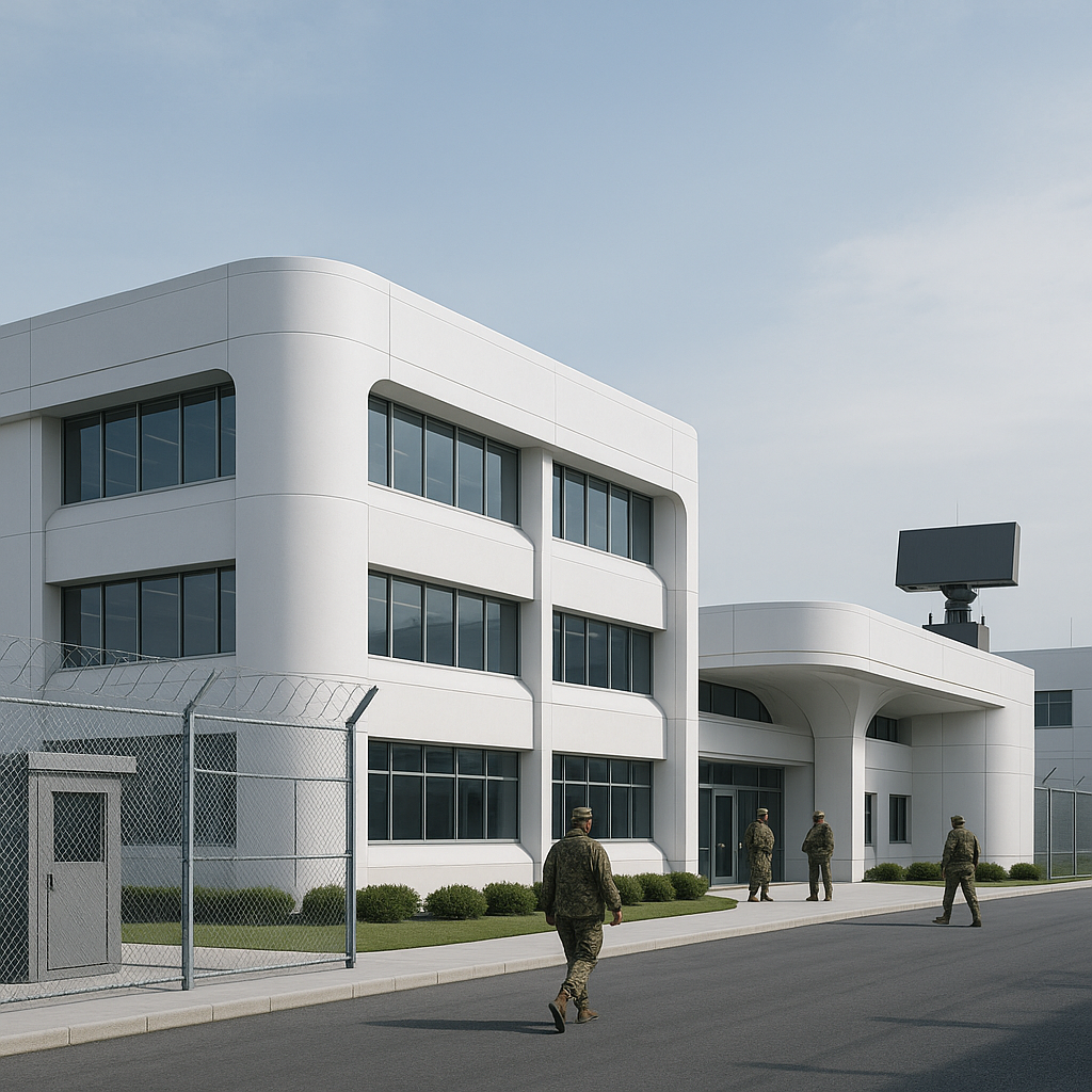 Defense + Strategic Construction - Modern infrastructure supporting defense + strategic construction initiatives