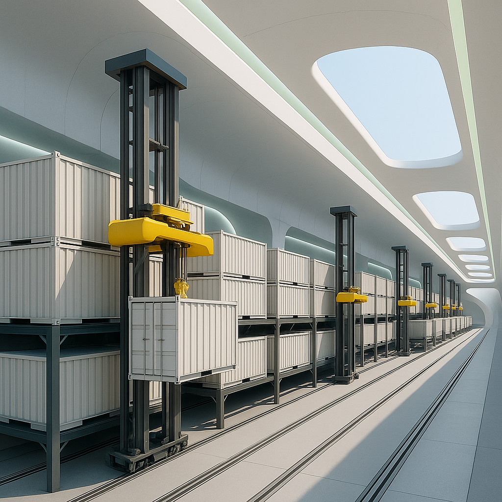 Automated logistics systems for efficient material flow and distribution
