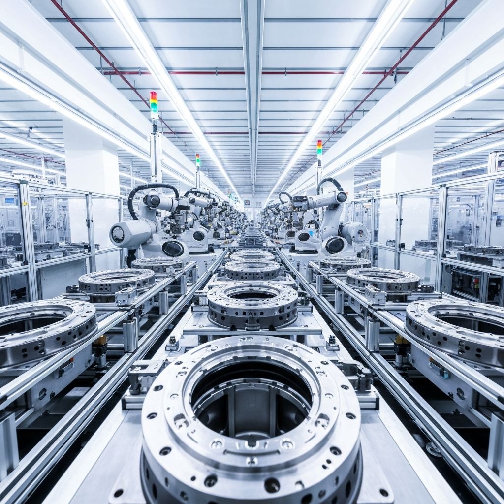 Automated Manufacturing - photorealistic representation